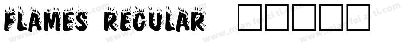 Flames Regular字体转换